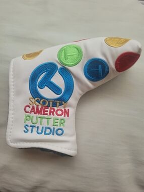 Scotty Cameron White Colored Circles Blade Putter Head Cover